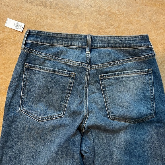 Women’s OLD NAVY Jeans 12 Petite High Rise OG Loose NWT - Picture 5 of 6